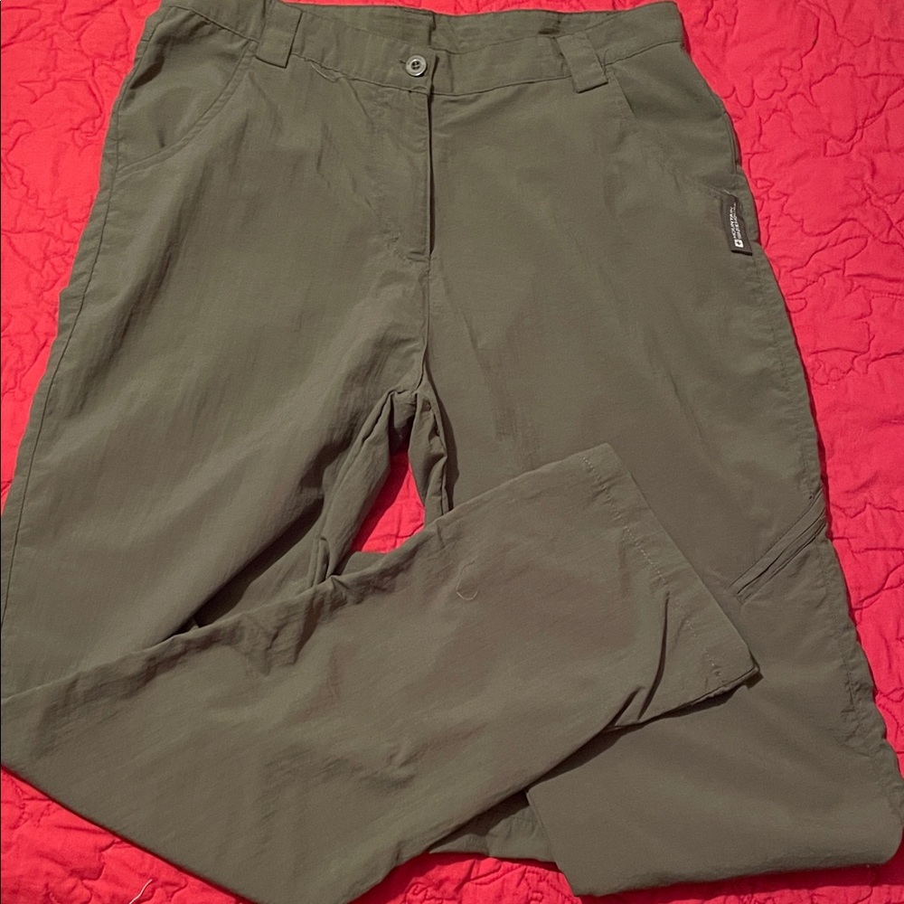 Chic Olive Straight Leg Women's Pants